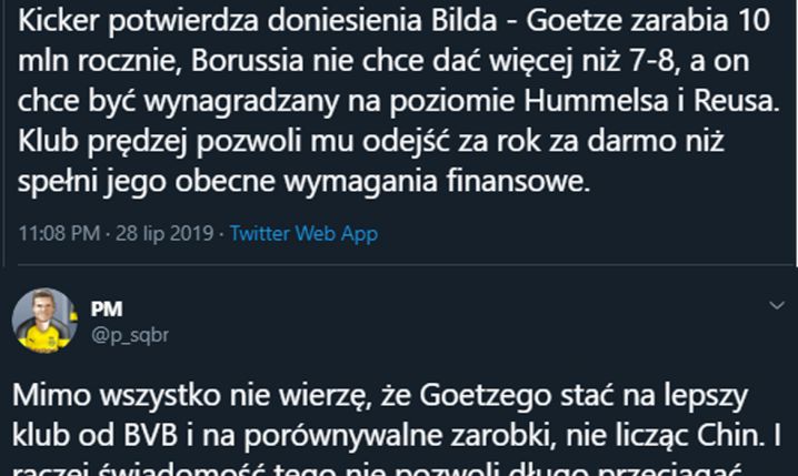 Mario Götze i jego WYSOKIE oczekiwania finansowe...